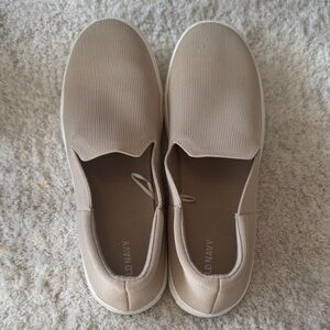 Old Navy Women's Beige Slip-On Sneakers